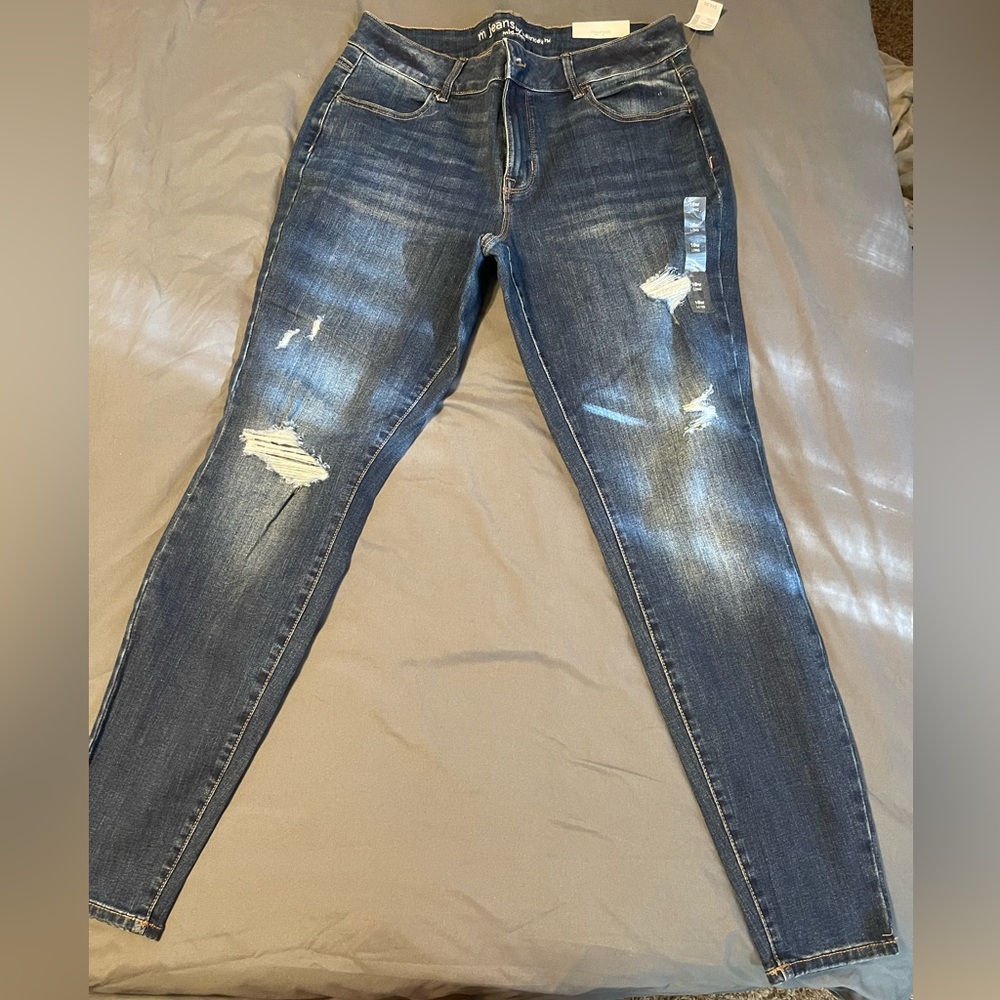 Maurice’s mid rise jeggings